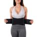 NeoHealth Breathable Lower Back Brace for Posture Recovery & Pain Relief - Waist Trainer Belt with Lumbar Support - Adjustable Waist Trimmer Ab Belt for Women & Men - Black L Large - Buy Online on GoSupps.com