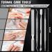 Aucurwen Heavy Duty Toe Nail Clippers for Seniors 7 Pcs Set for Thick Nails | Long Handle Toenail Clippers for Adults - Buy Online on GoSupps.com
