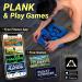 STEALTHGO Portable Plank Board Core Trainer for Dynamic Abs & Core Training - Includes Free iOS/Android App & 4 Mobile Games - Assembles in Seconds - Perfect for On-the-Go Workouts - Buy Online on GoSupps.com