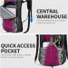 MIRACOL Hydration Backpack - 2L BPA Free Water Bladder, Lightweight Insulated Pack for Running, Hiking, Cycling - Men, Women, Kids - Rose - Buy Online on GoSupps.com