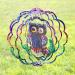 VP Home Mystical Owl Kinetic Wind Spinner - Large Metal Outdoor Garden Decor Sculpture - Buy Online on GoSupps.com