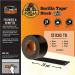 Gorilla Tough & Wide Duct Tape  2.88" x 25yd  Black  (Pack of 1) Black 25yd 1 - Pack - Buy Online on GoSupps.com