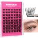 TOOCHUNAG 23A-Fluffy D Curl Eyelash Clusters 8-16mm - Natural DIY Individual Cluster Lashes - Light Russian Strip Lashes for a Flawless Look - Buy Online on GoSupps.com