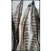 Pack of 5 feather extensions Black and White for black hair