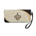 Littlearth womens NFL New Orleans Saints Curve Zip Organizer Wallet, Team Color, 8" x 4" x 1"