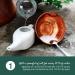 Lead-Free Ceramic Neti Pot 200ml - Nasal Irrigation for Sinus Congestion Relief - Sinusitis Treatment and Nasal Cleansing - Buy Online on GoSupps.com