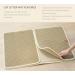 Premium XL Beige Cat Litter Mat - Double Layer Scatter Control & Waterproof - Buy Online on GoSupps.com