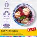 Glad Everyday Disposable Paper Bowls | Tie Dye Design | Soak & Cut-Proof | Microwaveable | Heavy Duty | 16 oz, 40 Count - Buy Online on GoSupps.com