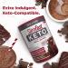 SlimFast Keto Meal Replacement Powder - Fudge Brownie Batter, Low Carb with Whey & Collagen Protein, 10 Servings (Pack of 1) - Buy Online on GoSupps.com