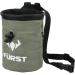 FURST Denim Chalk Bag with Zippered Pocket and Brush Loop - Light Green | Ideal for Rock Climbing, Bouldering, Gym, Crossfit, Lifting - Buy Online on GoSupps.com