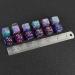 48 PCS Token Dice Counters for MTG Creature Stats Card - Glitter Sparkle Marble Cube D6 Dice - Gaming Accessories in Turquoise&Lilac and Navy&Fuchsia - Buy Online on GoSupps.com