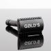 G LD's stainless steel safety razor suitable for beard and body shaving