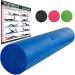 SCSPORTS Fascia Roll 90x15cm - Foam Massage Roller for Yoga Pilates & Physiotherapy - Blue/Green/Pink/Black Fitness Roll for Back Legs & Arms - Buy Online on GoSupps.com