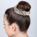 Belle Vous 12 PCS Velvet Hair Ties - Soft Scrunchies for All Hair Types - Colorful Rubber Bands for Women - Blue & Gray - Buy Online on GoSupps.com