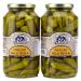 Amish Wedding Mild Pickled Okra 32 Ounces (Pack of 2)