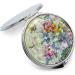 Mother of Pearl Folding Makeup Mirror with Magnifying Butterfly Flowers Design - Buy Online on GoSupps.com