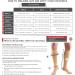 Buy Truform 30-40 mmHg Compression Stockings for Men and Women - Knee High Open Toe Beige - Medium (Pack of 2) | International Shipping Available - Buy Online on GoSupps.com