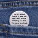 Little Pocket Hug Token - You Are Enough | Positive Affirmation Gift | Inspirational Mental Health & Self Love Reminder (Silver) - Buy Online on GoSupps.com