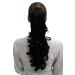 WIG ME UP - NC-19-2 hairpiece/braid black curly approx. 45 cm