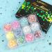 12 Colors Glow in The Dark Body Glitter Gel - UV Face & Body Makeup for Women - Chunky Glitter for Party, Rave, Festival - Buy Online on GoSupps.com