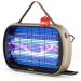 Buzbug Insect killer for 465 m including 2 replacement lamps 20W of electrical insect and mosquito killers fly trap for kitchen restaurant garage patio -MA015 (Khaki)