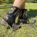 ZGRZPMGR Women's Western Cowgirl Embroidered Ankle Boots - Black (9.5-10) - Buy Online on GoSupps.com