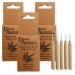 Bamboo interdental brushes 3 packs 10 brushes pPack (0.45 mm)
