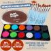 Buy Blue Squid Pro Schminke Face Paint - Classic Braun 30G | High-Quality Water-Based Bodypaint for Adults & Kids | Perfect for Carnival & SFX - Buy Online on GoSupps.com