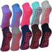 Kevaler 10 couple yoga socks for women cotton anti-slip socks stopper socks slide socks anti-slip sports socks for sport yoga pilates gymnastics hospital pregnant woman 35-42 unit style 1
