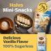 Achva Halva Mini Snack Bag - 50% Sesame Vegan Treat | Healthy Breakfast & Snack - 15 x 10g Gift Pack - Buy Online on GoSupps.com
