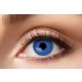 Eyecatcher 84063141-628 - Colored contact lenses 1 pair for 12 months blue carnival Mardi Gras Halloween elf blue