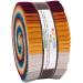 Robert Kaufman Kona Cotton Solids Tuscan Skies Roll Up 2.5" Precut Cotton Fabric Quilting Strips Jelly Roll Assortment RU-785-40