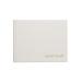 Pearhead Baby Shower Guest Book, Gender Neutral, Ivory Linen with Gold Print Linen Guest Book