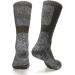 MIRMARU Men's 5 Pairs Outdoor Sports Hiking Crew Socks - Black, Charcoal, Olive - Large-X-Large - Buy Online on GoSupps.com