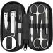 marQus Solingen Germany Manicure Sets for Women & Men 7 Pcs Set - Quality Grooming Kit Nail Clippers & Toenail Clippers tweezers Nail Kit - Fabulous Gift for all Occasions 1. Black