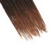 Sego Crochet Braids - Afro Twist Synthetic Hair Extensions (24 Strands) in Natural Black & Light Brown | International Shipping - Buy Online on GoSupps.com
