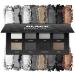 HOOMUSS Smoky Eye Shadow Palette 8Color - Black