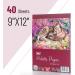 Mr. Pen Palette Pad 9x12 - 40 Sheets | Palette Paper for Acrylic, Oil, and Watercolor Painting - Buy Online on GoSupps.com