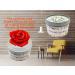 Tomoko White Sage Candle with Real Sage Leaf & Essential Oil | Red Rose Flower Lid - Perfect for Home D cor & Aromatherapy - Buy Online on GoSupps.com