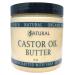 Castor Body Butter-Castor Oil-Raw Shea Butter-Moisturizing-Skin-Hair-Body 8 Ounce (Pack of 1)