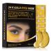 24k Gold Eye Mask  Under Eye Patches  20 Pairs of Dark Circle Eye Bags  and Puffy Eye Treatments. Puffy Under Eye Mask with Collagen  Hyaluronic Acid  and Amino Acids.