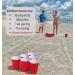 Giant Yard Pong Game - Jumbo Size for Outdoor Fun - Durable Cups, Ball & Pump - Perfect for Lawn, Backyard, Camping, Tailgating - Buy Online on GoSupps.com