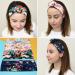 FROG SAC Floral Headbands Set for Girls, Teens, and Women - 4 Stretch Flower Headwraps in Soft Rose Bun Style - Cute and Comfortable Fashion Head Bands - Buy Online on GoSupps.com