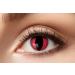 Eyecatcher 84078841-756 - Colored contact lenses 1 pair for 12 months red carnival Mardi Gras Halloween red dragon
