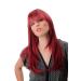 WIG ME UP - GFW855-39 ladies wig long straight bangs wonderful thick garnet red 55 cm