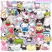 KAWAIIANS 100PCS Kawaii Stickers, Cute Japanese Anime Sticker for Kids Teens Girls Adults (100pcs Cute)