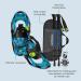 Retrospec Drifter Kids Snowshoes & Trekking Poles Bundle - Brash Blue 14 Inch - All Terrain, Adjustable Binding, Carry Bag, Lightweight Aluminum Sticks - Boys & Girls Walking & Hiking Set - Buy Online on GoSupps.com