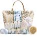 Spa Gift Baskets, Spa Luxetique Spa Gifts for Women, 15pcs Spa Gift Set Includes Bath Bombs, Essential Oil, Hand Cream, Bath Salt and Luxury Tote Bag, Gift for Women