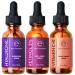 Eve Hansen Facial Serum Set | Vitamin C Serum Hyaluronic Acid Serum Retinol Serum | Hydrating and Anti-Aging Serum Set | 3x1 oz