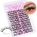 Wispy Lash Clusters with Bottom Lashes Natural Cluster Eyelash Extensions DIY Individual Lashes Clusters 180Pcs Fluffy Eyelash Clusters by ALPHONSE A- Manhua Eye